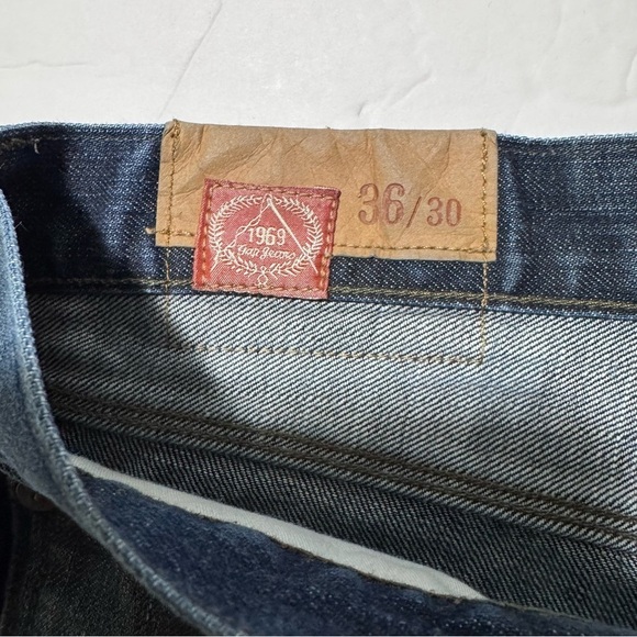 GAP (EUC) Men’s 100% Cotton Distressed Low Rise Jeans Size 36 - Picture 4 of 9